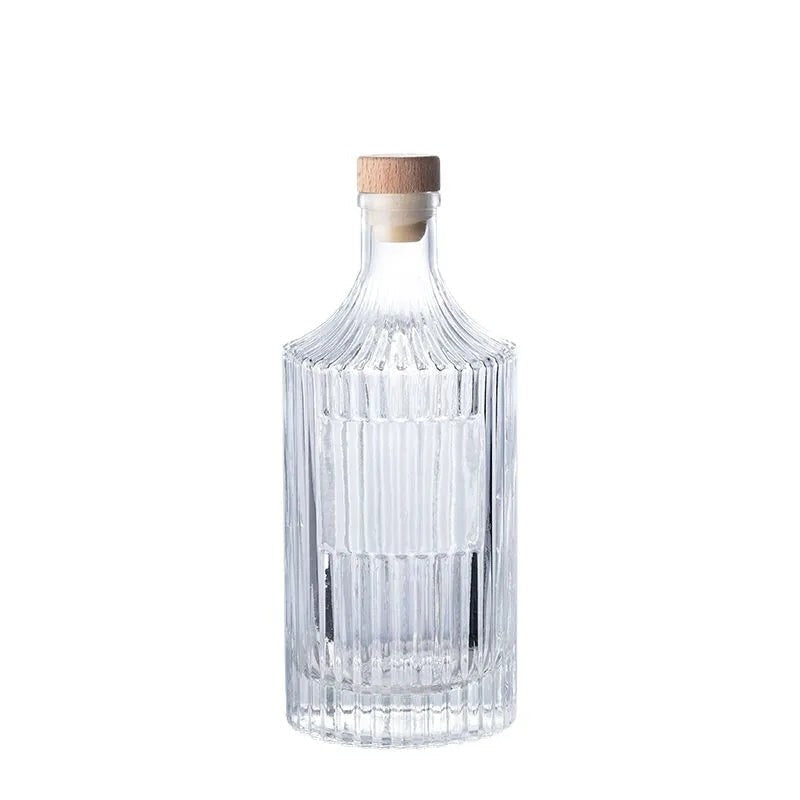 Wine Bottle Creative Glass Modern Retro Luxury With Lid