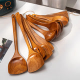 Wooden Home Kitchen Utensils Spoons and Shovels