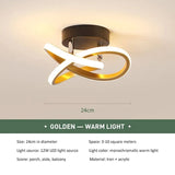 Circle Intercept Shape LED Modern Minimalist Ceiling Lights Lamp