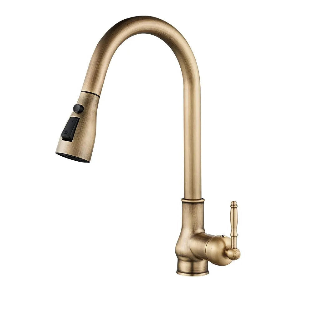 3 Water Modes Pull Out Tap Sprayer Kitchen Faucet