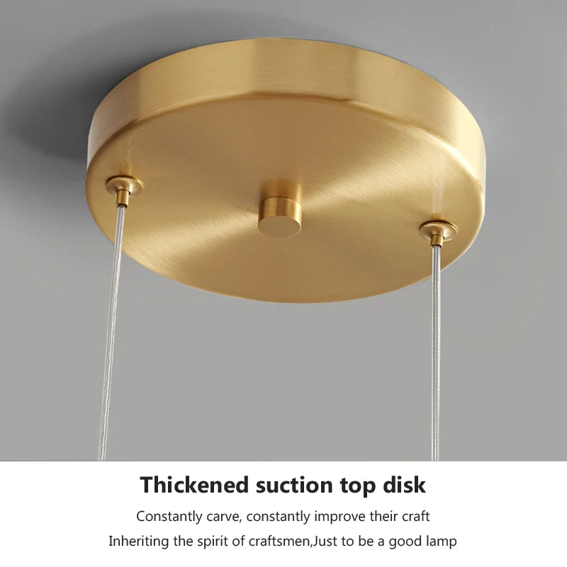 Nordic Glass Smoke Hanging Modern Pendant Lamp
