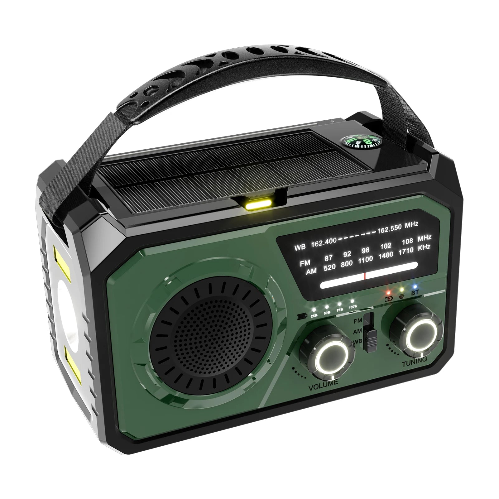 Weather Hand Crank Solar Charging SOS Alarm Radio