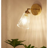 Vintage LED Clear Glass Wall Lamp