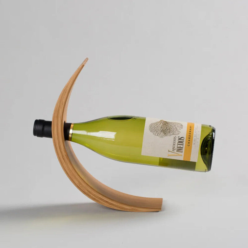 Bamboo Wooden Shelf Bottle Holder Creative Decoration