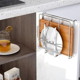 Foldable Stainless Steel Kitchen Organization Hanging Rack