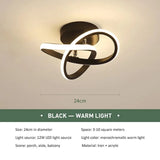 Circle Intercept Shape LED Modern Minimalist Ceiling Lights Lamp