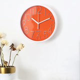 Circular Nordic 3D Number Quartz Hanging  Wall Clock