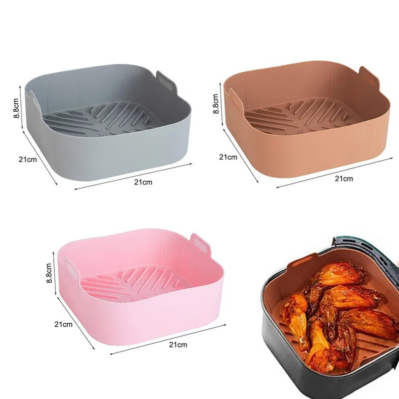 Non-Stick Silicone Baking Tray for Fryer