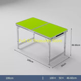 Rectangle Folding Adjustable Height With Handle Table