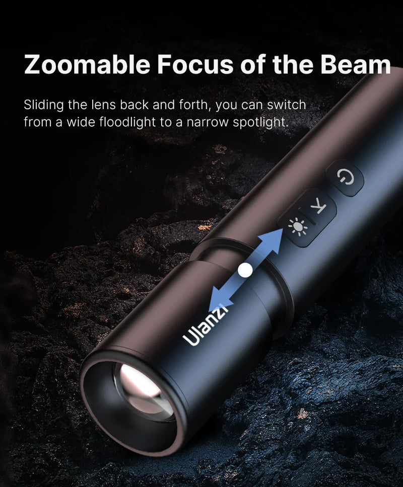 Lanyard Portable Flashlight Zoomable Photography Fill Light