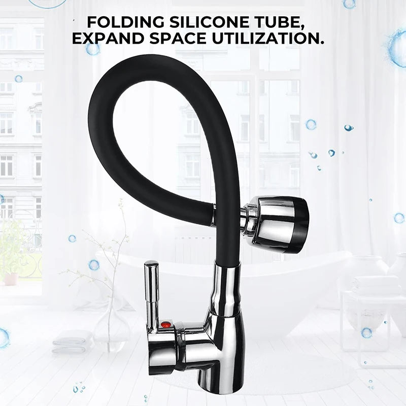 360 Rotating Kitchen Single Handle Deck Mounted Faucet