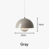 Nordic Flower Semicircular Hanging Pendant Lamp