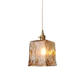 Modern Glass LED Pendant Switch Hanging Lamp