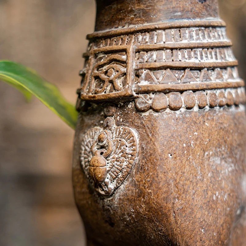 Egyptian Pharaoh Cat Sculpture Resin Craft Ornament