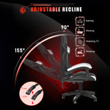 PU Leather Gaming LED Ergonomic Recliner Chair