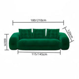 Compressed Folding Double Sleep Rounded Armrest Sofa