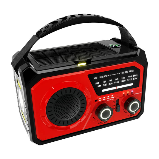 Weather Hand Crank Solar Charging SOS Alarm Radio