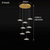Nordic Circular Modern Chandelier Pendant Lamp