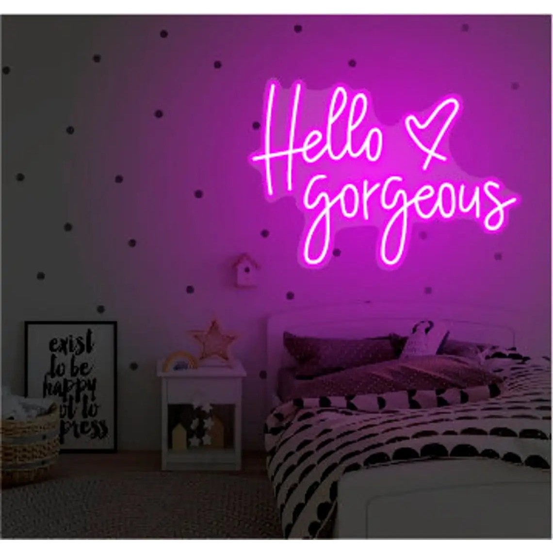 Hello Gorgeous Neon Sign