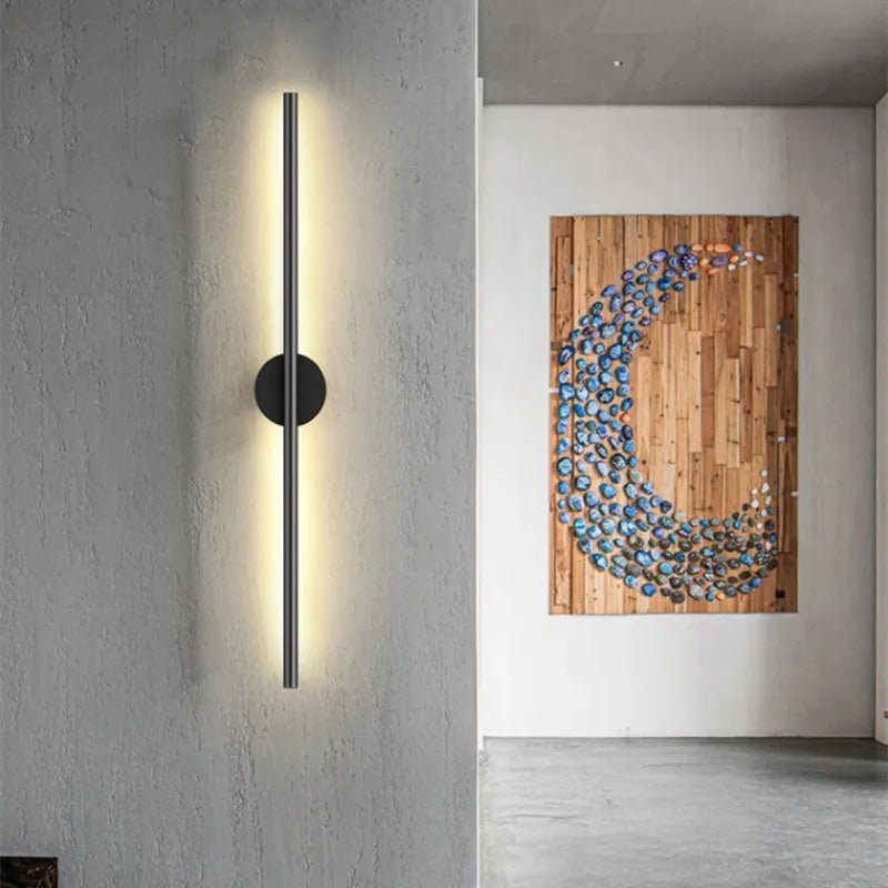 Modern Minimalist LED Long Pendulum Wall Lamp