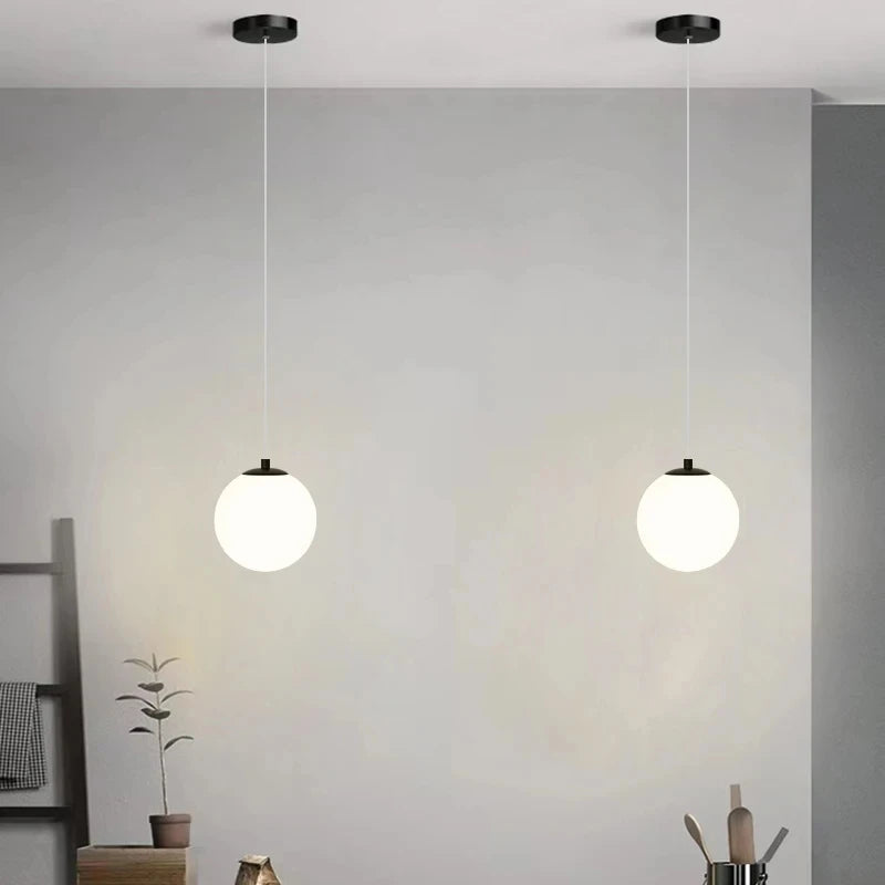 Round LED Nordic Hanging Lamp Pendant Lights