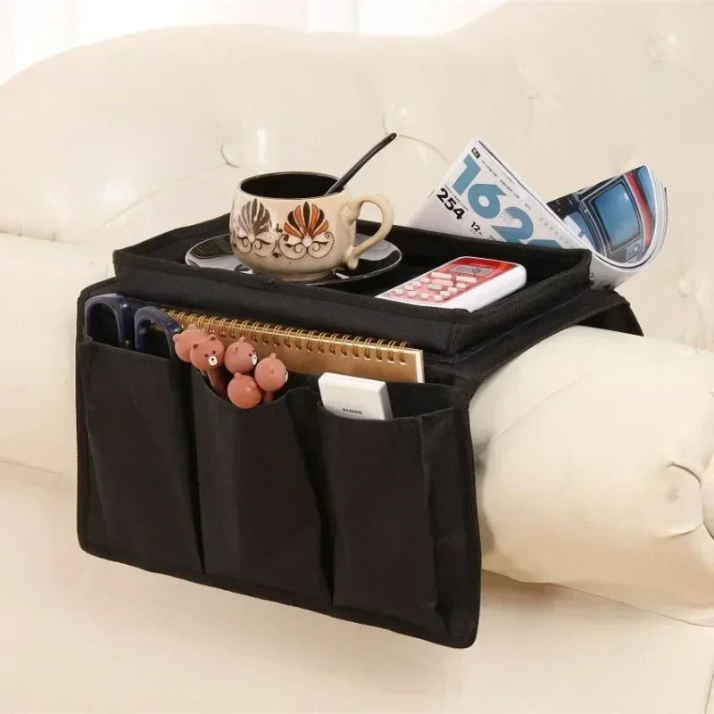 Armrest Organizer Bag For Support With Pockets