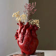 Modern Ornament Heart Shaped Resin Vase