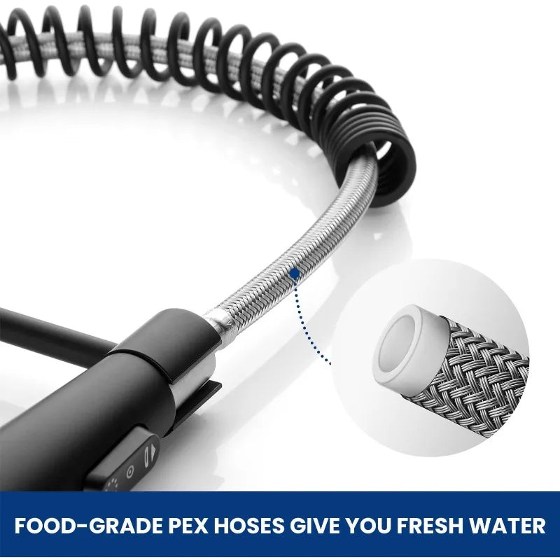 360° Rotation Sprayer Extendable 3 Jet Kitchen Faucet