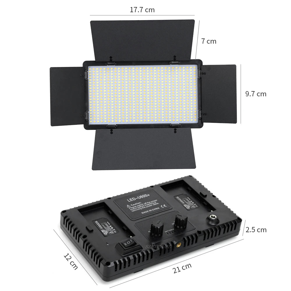 LED Studio Video Lighting Portable Panel  Light