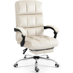 Ergonomic Footrest High Back Reclining Office Chair