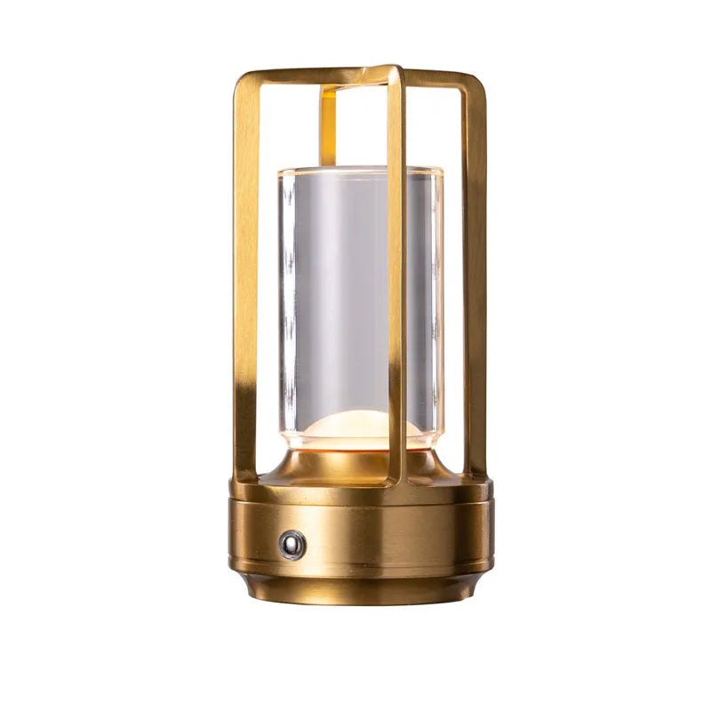 Led Cordless Industrial Style Desk Table Lamp