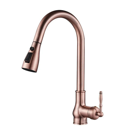 3 Water Modes Pull Out Tap Sprayer Kitchen Faucet
