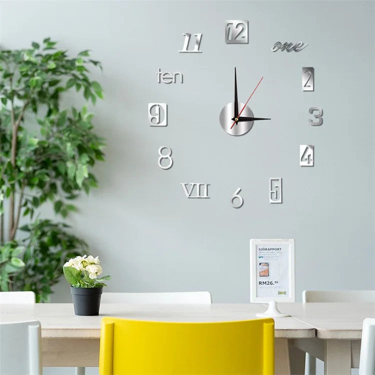 DIY Modern Acrylic Wall Clock