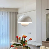 Nordic Flower Semicircular Hanging Pendant Lamp