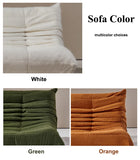 Minimalist Modern Bottom Zipper Reclining Leisure Sofa Chair