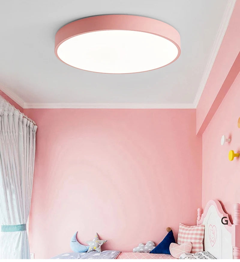 Modern Minimalist LED Flush Mount Ceiling Lamp
