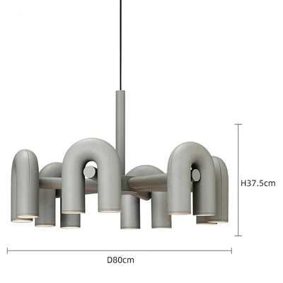 Modern Simple Bauhaus U Shaped Pendant Lamp