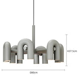Modern Simple Bauhaus U Shaped Pendant Lamp