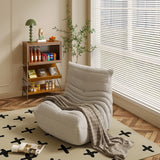 Ergonomic Recliner Armless Sleeper Leisure Chair