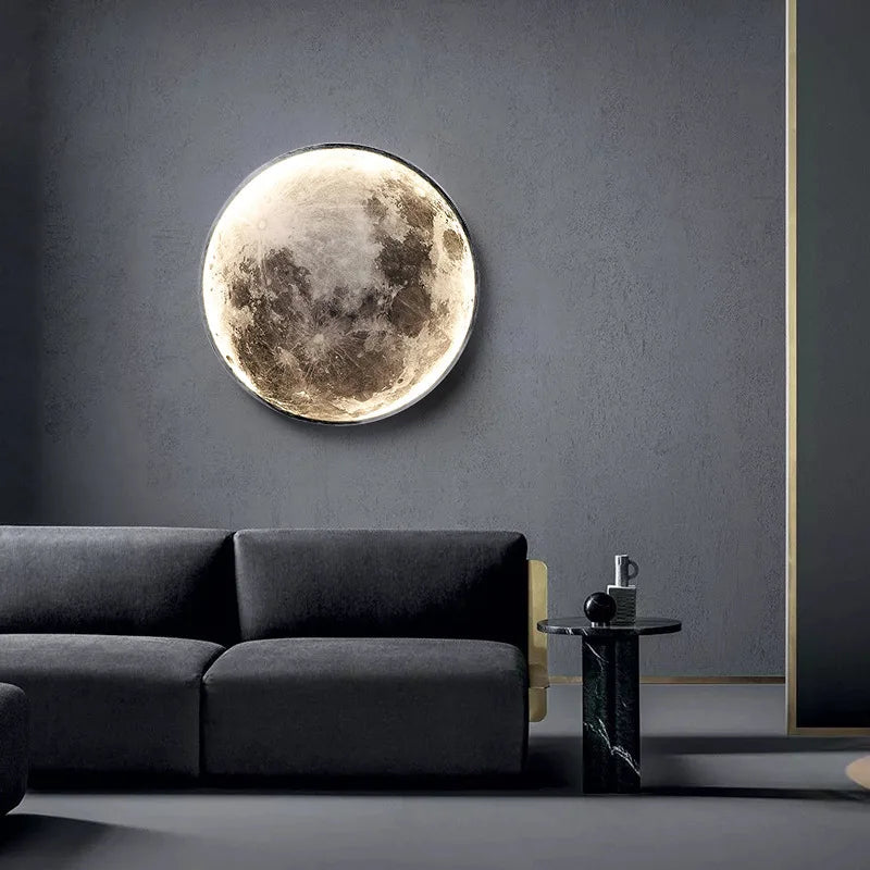 Modern LED Wall Moon Lamp Decorative Indoor Lighting