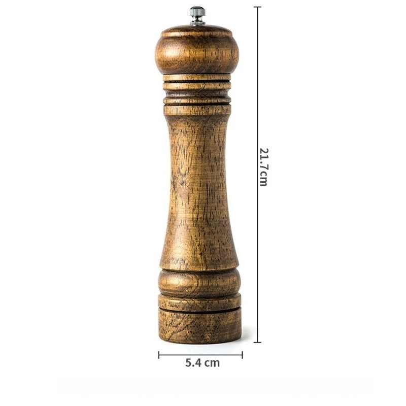 Wooden Salt, Pepper and Spice Grinder Ceramic Grinder