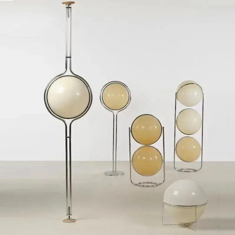 Double Triple Ball Floor Metal Light Lamp
