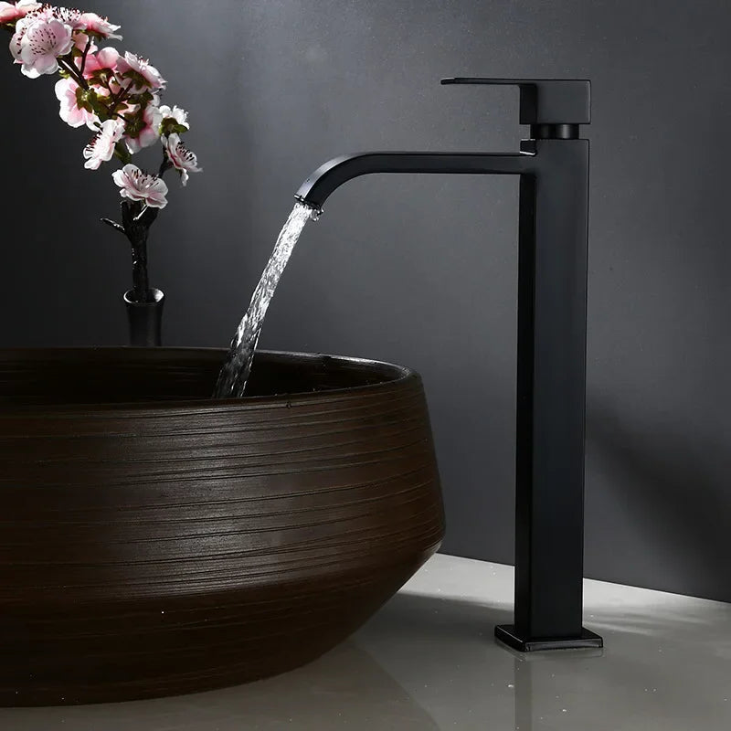 Waterfall Tall Basin Tap Sink Bathroom Faucet