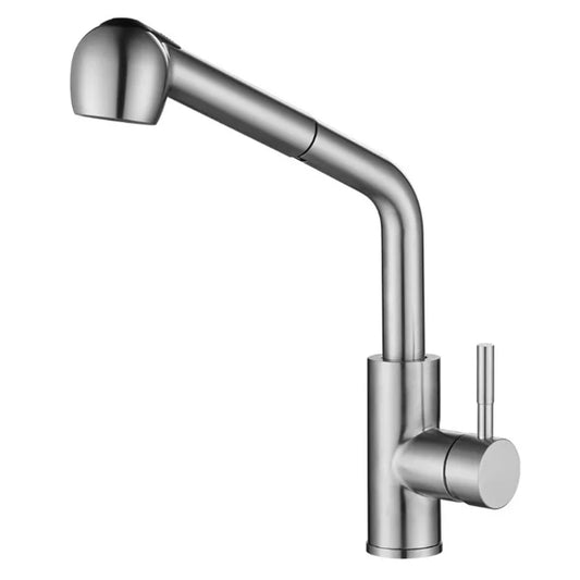 Contemporary Pull Out Rotary Sink Tap Kitchen Faucet