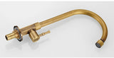 Kitchen Sink Antique 360 Rotation Single Hole Faucet