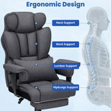 Office Cushion Massage Lumbar Pillow Adjustable Armrest Chair