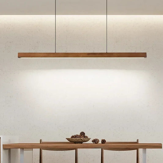 Modern Long Strip LED Pendant Lamp