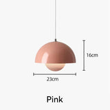 Nordic Flower Semicircular Hanging Pendant Lamp