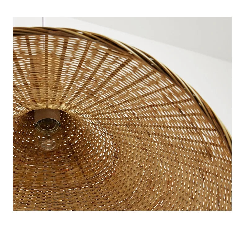 Rattan Bamboo Ceiling Hanging Lamp Pendant Light