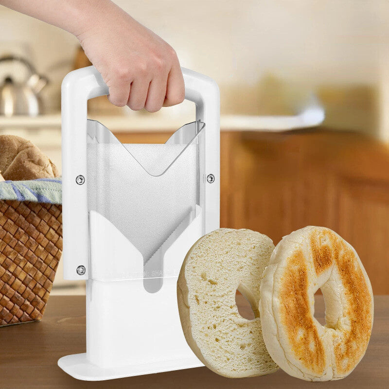 Stainless Steel Guillotine Type Manual Bread Slicer
